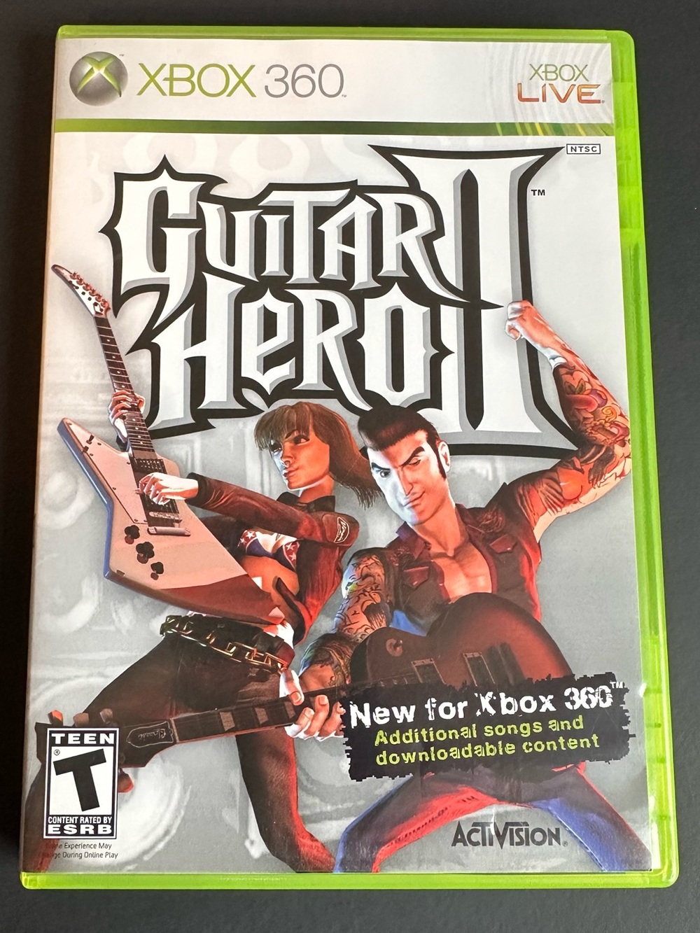 Guitar Hero II Xbox 360- Tested✅
